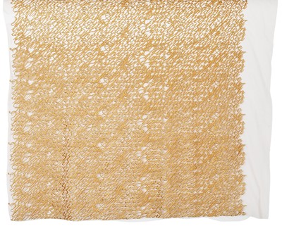 Lot 116 - Annabelle Neilson's Alexander McQueen embroidered panel - possibly a tribute to Annabelle Neilson, circa 2010