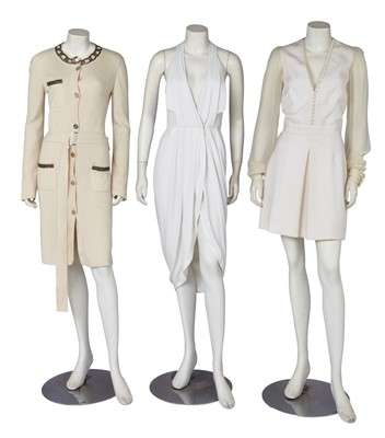 Lot 137 - A group of Alexander McQueen by Sarah Burton white and cream garments, 2010s