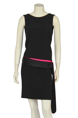 Lot 187 - An Alexander McQueen black crêpe dress, circa 2007
