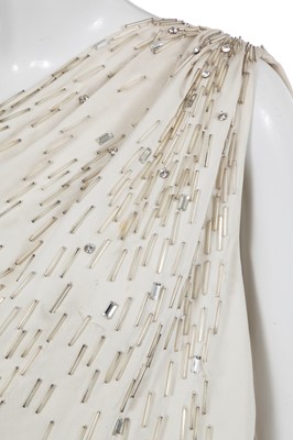 Lot 148 - A Christian Dior by John Galliano white crêpe evening gown, Cruise 2008