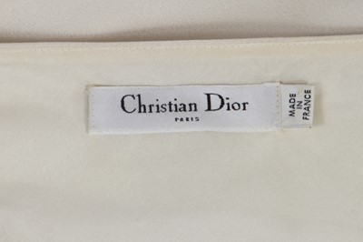 Lot 148 - A Christian Dior by John Galliano white crêpe evening gown, Cruise 2008