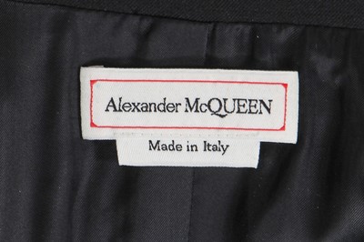 Lot 99 - An Alexander McQueen by Sarah Burton black wool blend jacket, Resort 2022