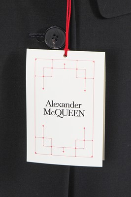 Lot 98 - An Alexander McQueen by Sarah Burton black wool jacket, Spring-Summer 2022