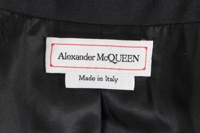 Lot 98 - An Alexander McQueen by Sarah Burton black wool jacket, Spring-Summer 2022