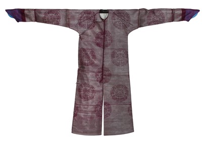 Lot 803 - Two men's informal robes, chang-fu, 1910-20