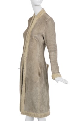 Lot 139 - An Alexander McQueen shearling coat, 'Eshu' collection, Autumn-Winter 2000-01