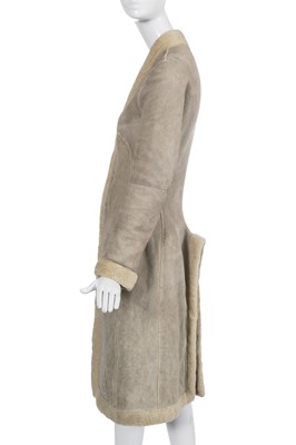 Lot 139 - An Alexander McQueen shearling coat, 'Eshu' collection, Autumn-Winter 2000-01
