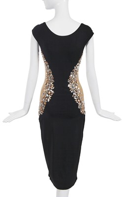 Lot 121 - An Alexander McQueen crystal-embelished viscose jersey dress, circa 2009
