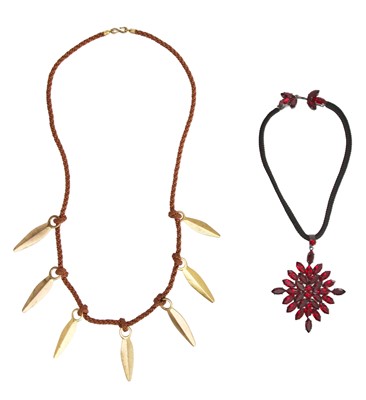 Lot 76 - Two Yves Saint Laurent necklaces, 1970s-80s