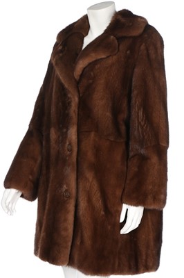 Lot 75 - A Dior brown mink jacket, 1990s, Boutique...
