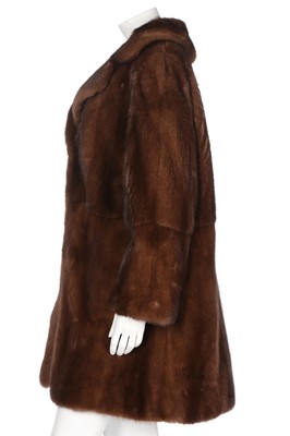 Lot 75 - A Dior brown mink jacket, 1990s, Boutique...