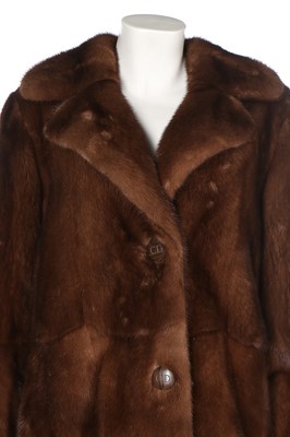 Lot 75 - A Dior brown mink jacket, 1990s, Boutique...