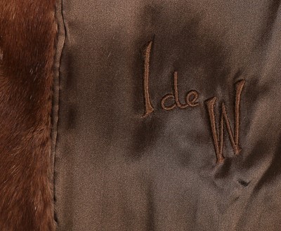 Lot 75 - A Dior brown mink jacket, 1990s, Boutique...
