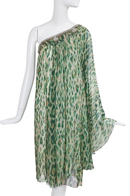 Lot 149 - A Christian Dior by John Galliano printed chiffon cocktail dress, Cruise 2008