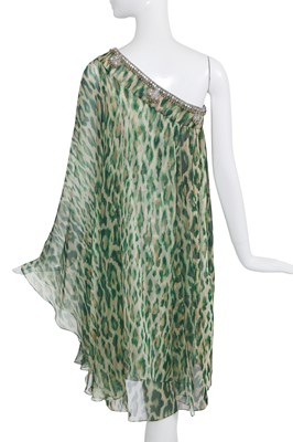 Lot 149 - A Christian Dior by John Galliano printed chiffon cocktail dress, Cruise 2008