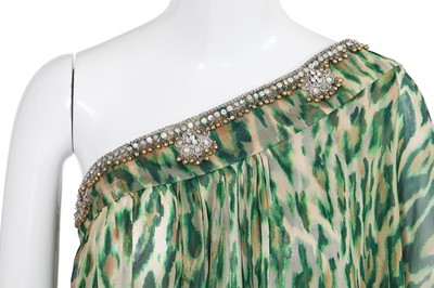 Lot 149 - A Christian Dior by John Galliano printed chiffon cocktail dress, Cruise 2008