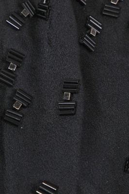 Lot 153 - A John Galliano black crêpe evening gown, circa 2007
