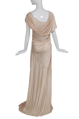 Lot 152 - A Christian Dior by John Galliano ivory silk jersey evening gown, 'Back to Basics' collection, Spring-Summer 2007