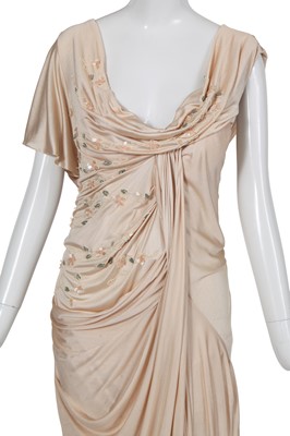 Lot 152 - A Christian Dior by John Galliano ivory silk jersey evening gown, 'Back to Basics' collection, Spring-Summer 2007