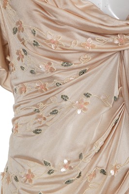Lot 152 - A Christian Dior by John Galliano ivory silk jersey evening gown, 'Back to Basics' collection, Spring-Summer 2007