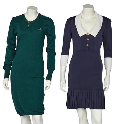 Lot 353 - Two Vivienne Westwood knitted dresses, mid 1990s
