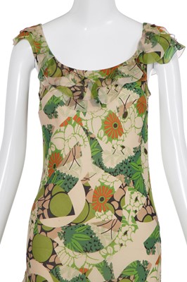 Lot 160 - A John Galliano printed silk dress, commercial collection 2005