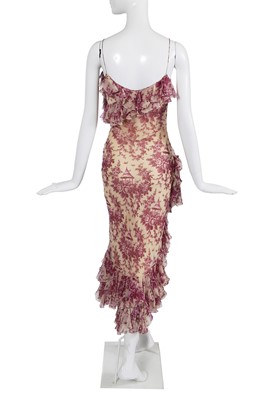 Lot 167 - A John Galliano toile de jouy cocktail dress, commercial collection 2003