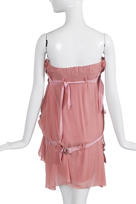Lot 166 - A Christian Dior by John Galliano pink silk cocktail dress, 'Tough Chic' collection, Spring-Summer 2003