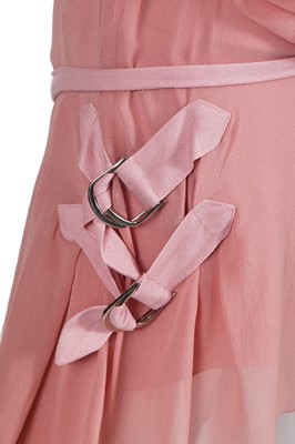 Lot 166 - A Christian Dior by John Galliano pink silk cocktail dress, 'Tough Chic' collection, Spring-Summer 2003