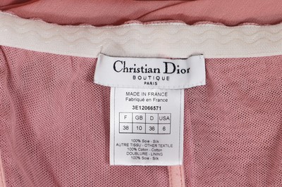 Lot 166 - A Christian Dior by John Galliano pink silk cocktail dress, 'Tough Chic' collection, Spring-Summer 2003