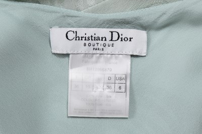 Lot 157 - A Christian Dior by John Galliano blue jacquard silk evening gown, 'Off Duty Icon' collection, Autumn-Winter 2005-06