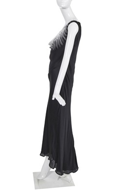 Lot 130 - An Alexander McQueen printed silk evening gown, commercial collection 2007