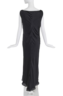 Lot 130 - An Alexander McQueen printed silk evening gown, commercial collection 2007