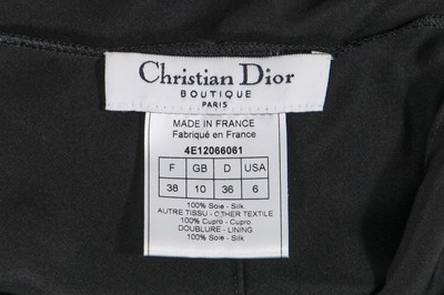 Lot 165 - A Christian Dior by John Galliano black silk satin dress, 'Homage to Marlene Dietrich' collection, Spring-Summer 2004