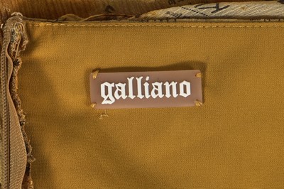 Lot 159 - A John Galliano newspaper print mini dress, circa 2005