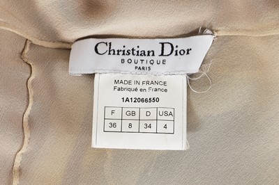Lot 170 - A Christian Dior by John Galliano printed chiffon dress, commercial collection 2001
