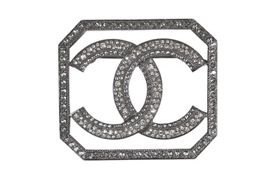 Lot 6 - A Chanel by Karl Lagerfeld rhinestone brooch, Autumn-Winter 2017-18