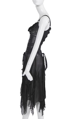 Lot 183 - A Versace by Donatella Versace black corset dress, Autumn-Winter 2003-04