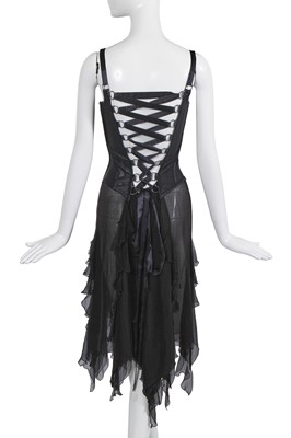 Lot 183 - A Versace by Donatella Versace black corset dress, Autumn-Winter 2003-04