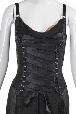 Lot 183 - A Versace by Donatella Versace black corset dress, Autumn-Winter 2003-04