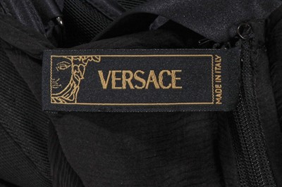 Lot 183 - A Versace by Donatella Versace black corset dress, Autumn-Winter 2003-04