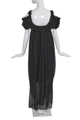 Lot 122 - An Alexander McQueen embellished black chiffon dress, 'The Girl Who Lived in the Tree' collection, Autumn-Winter 2008-09