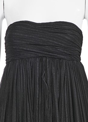 Lot 124 - An Alexander McQueen black chiffon dress, 'The Girl Who Lived in the Tree' commercial collection, Autumn-Winter 2008-09