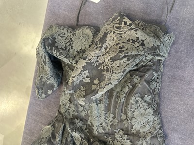 Lot 129 - An Alexander McQueen black lace evening dress, 'Sarabande' collection, Spring-Summer 2007