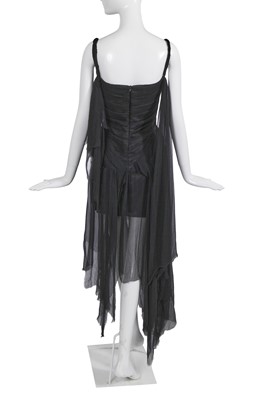 Lot 137 - An Alexander McQueen black chiffon 'Shipwreck' dress, 'Irere' collection, Spring-Summer 2003