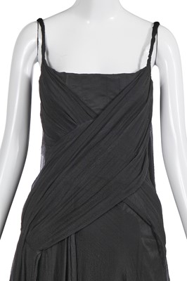 Lot 137 - An Alexander McQueen black chiffon 'Shipwreck' dress, 'Irere' collection, Spring-Summer 2003