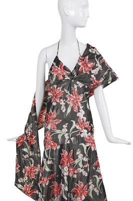 Lot 171 - A Christian Dior by John Galliano chiné taffeta evening gown, commercial collection 2000