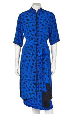 Lot 599 - An Yves Saint Laurent haute couture ensemble 'Les Chinoises' collection, Autumn-Winter 1977-78