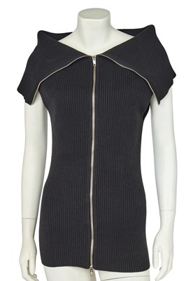 Lot 438 - A Maison Martin Margiela ribbed cotton sweater, Autumn-Winter 1998-99