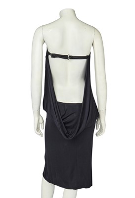 Lot 204 - An Alexander McQueen black jersey dress, 'Voss' collection, Spring-Summer 2001
